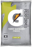 Gatorade® 6-Gal. Powder Mix (lemon lime) 51-oz 14/CS.