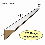 Edge Board Corner Protectors .225" x 2" x 2" x 48" bundle / 25