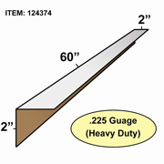 Edge Board Corner Protectors .225" x 2" x 2" x 60" skid / 1540