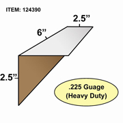 Edge Board Corner Protectors .225" x 2.5" x 2.5" x 6" skid / 5280