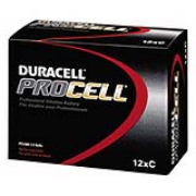 Duracell® PROCELL® Alkaline Batteries - C, pk/12