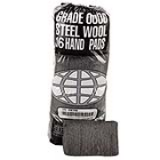 Industrial-Quality Steel Wool Hand Pads #000 cs/192