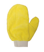 Microfiber Hand Mitt yellow 1/ea