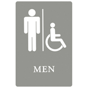 ADA Signs  - Men HC 1/ea